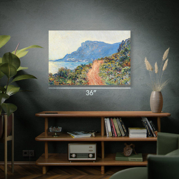Monet Corniche Near Monaco Art Print