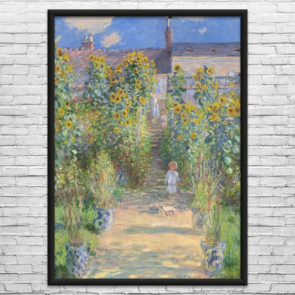 Monet The Artists Garden Art Print