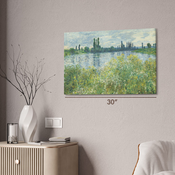 Monet Banks of the Seine Art Print