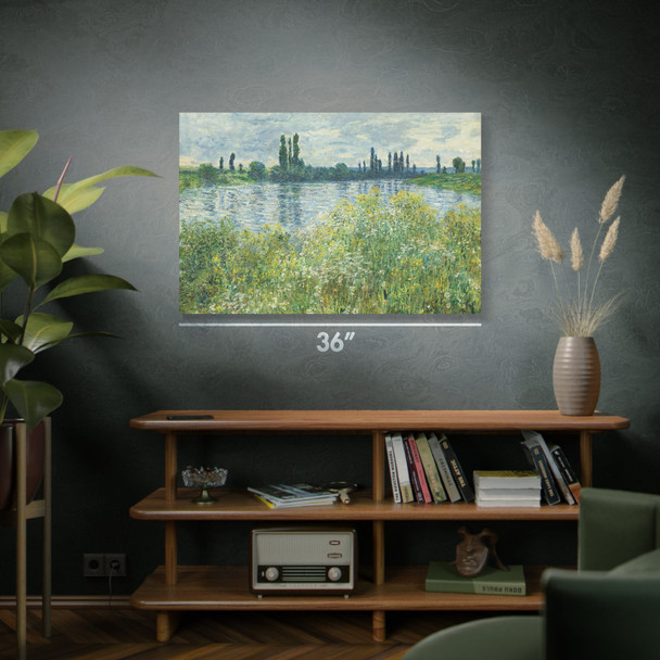 Monet Banks of the Seine Art Print