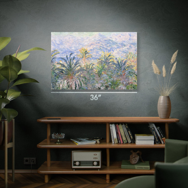 Monet Palm Trees at Bordighera Art Print
