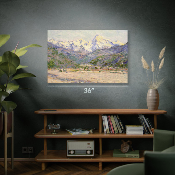 Monet Valley of the Nervia Art Print Monet Valley of the Nervia Art Print