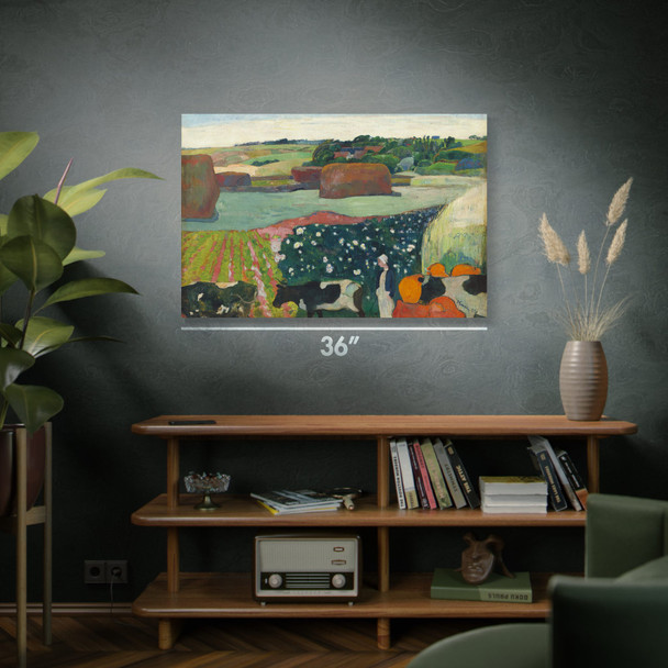 Paul Gauguin Haystacks in Brittany Art Print