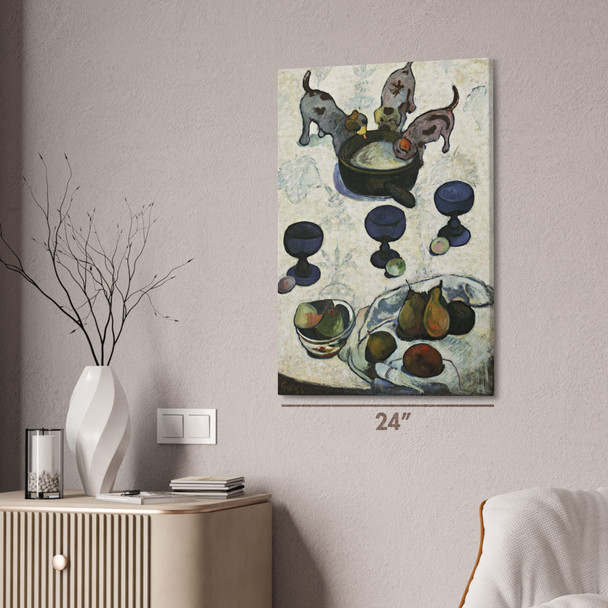 Still Life with Three Puppies Art Print Still Life with Three Puppies Art Print