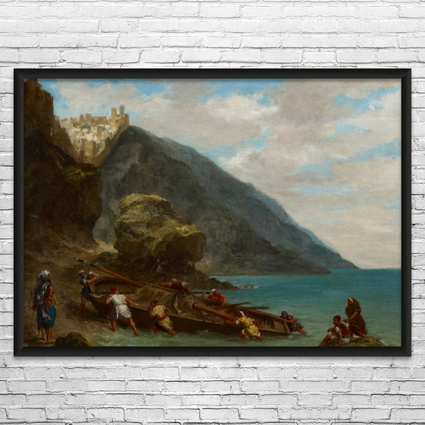 View of Tangier from the Seashore Art Print