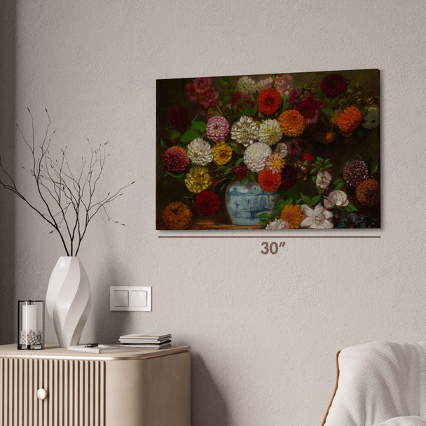 Eugene Delacroix Large Bouquet of Flowers Art Print