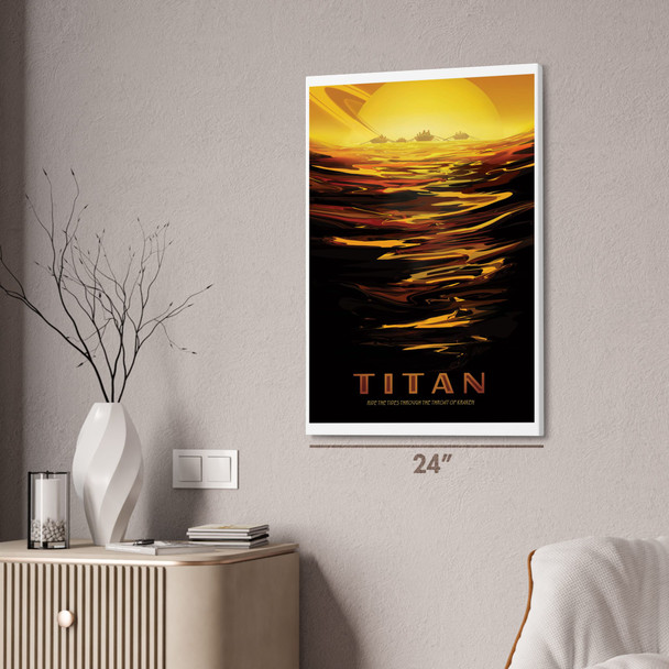 Titan Space Tourism Wall Art