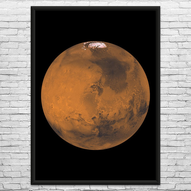 Planet Mars Space Wall Art