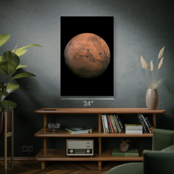 Mars Valles Marineris Space Wall Art Mars Valles Marineris Space Wall Art