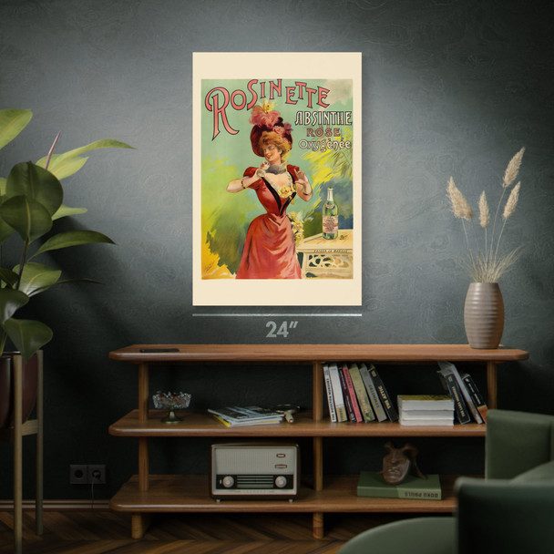 Rosinette Absinthe Vintage Ad Wall Art