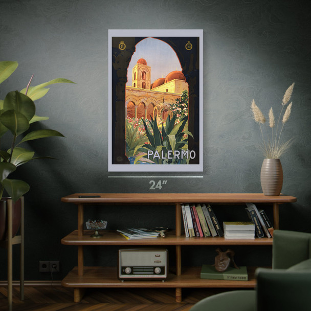 Palermo Vintage Travel Art