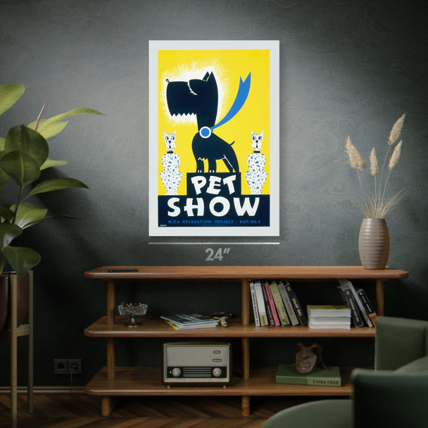Pet Show WPA Poster Art