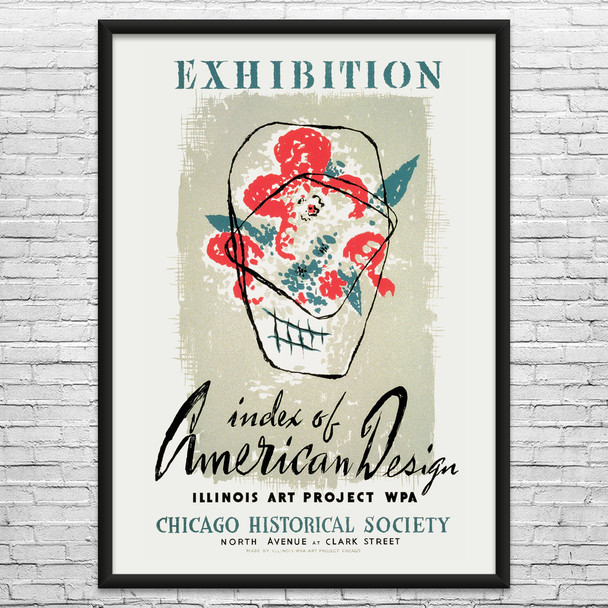 Illinois Art Exhibit WPA Poster Art Illinois Art Exhibit WPA Poster Art