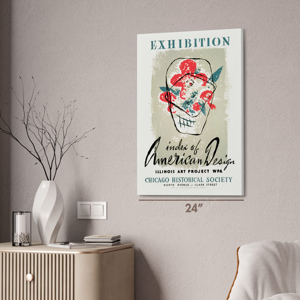 Illinois Art Exhibit WPA Poster Art