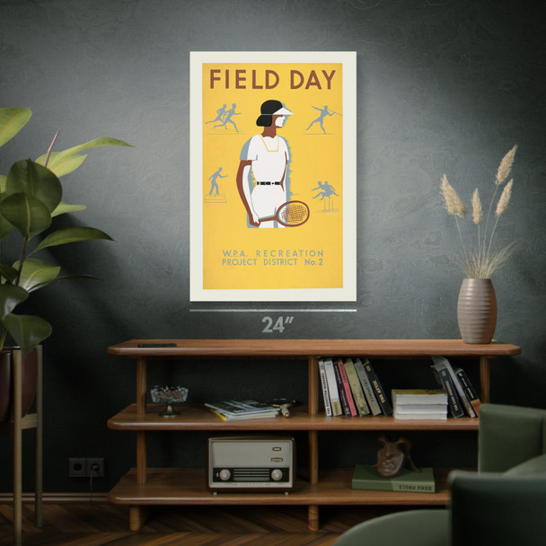 Field Day WPA Poster Art