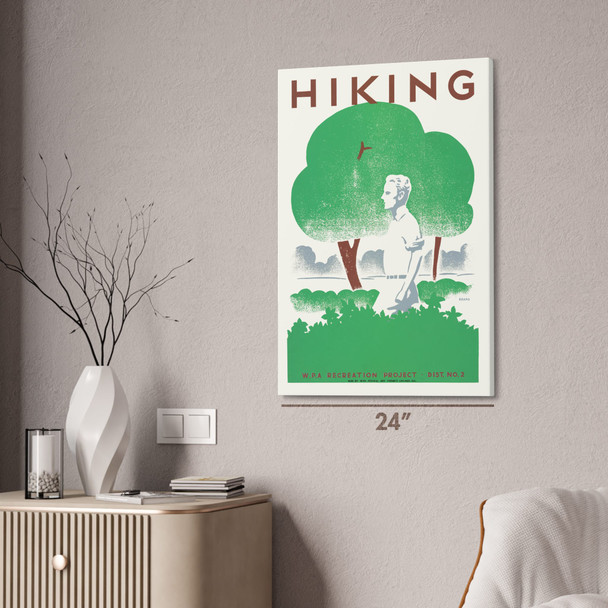 Hiking WPA Poster Art