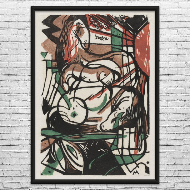 Franz Marc The Birth of Horses Art Print