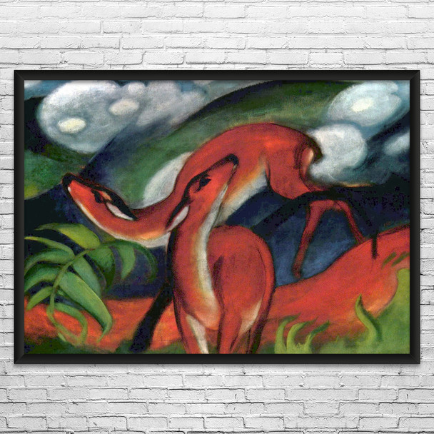 Franz Marc Red Deer II Art Print