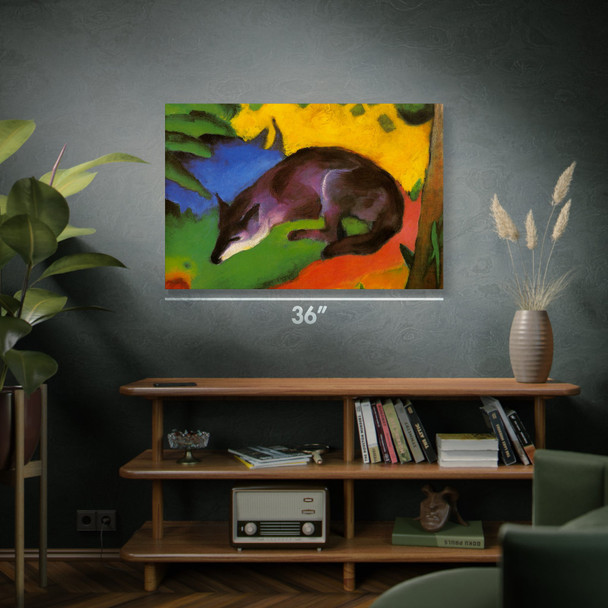 Franz Marc Fox Art Print