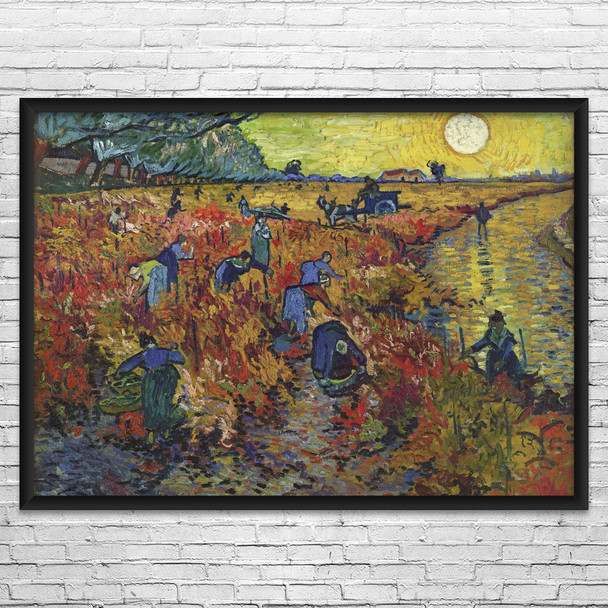 Van Gogh The Red Vineyard Art Print