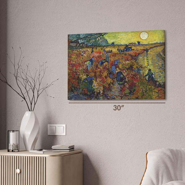Van Gogh The Red Vineyard Art Print