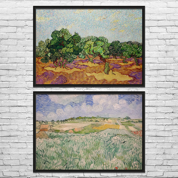 Van Gogh Landscapes Art Prints Set of 2