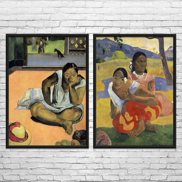 Paul Gauguin Portraits Art Prints Set of 2