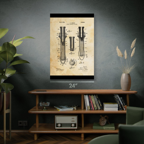 Vibrator Patent Wall Art