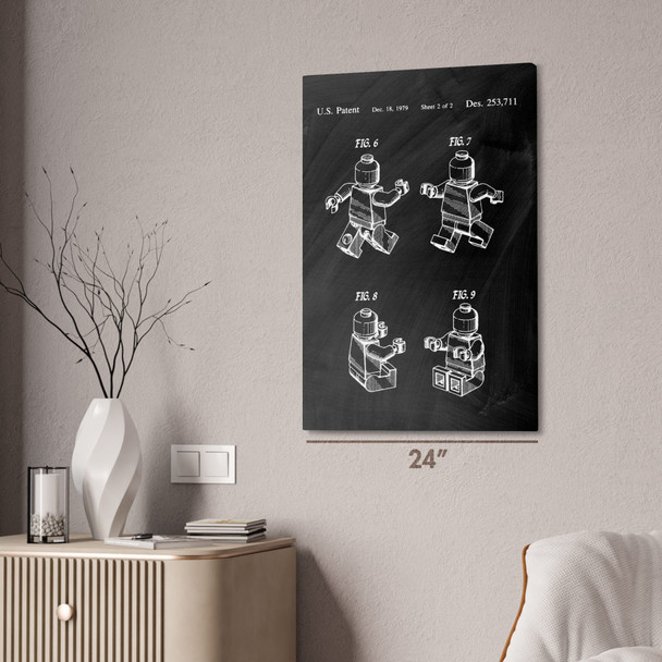 Toy Man Walking Patent Wall Art