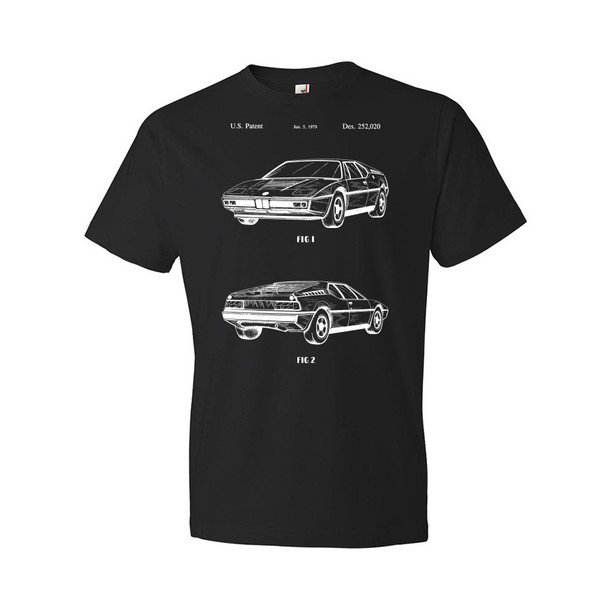 BMW M1 Car Patent T-Shirt
