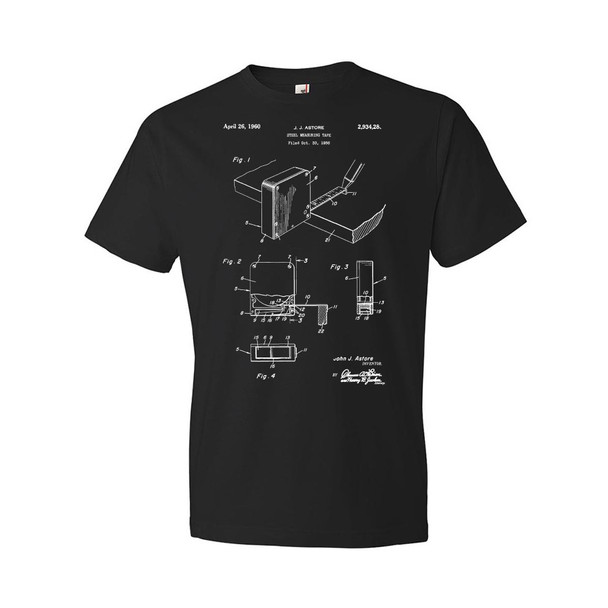 Tape Measure Patent T-Shirt