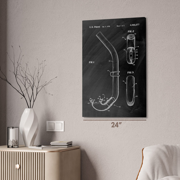 Snorkel Patent Wall Art