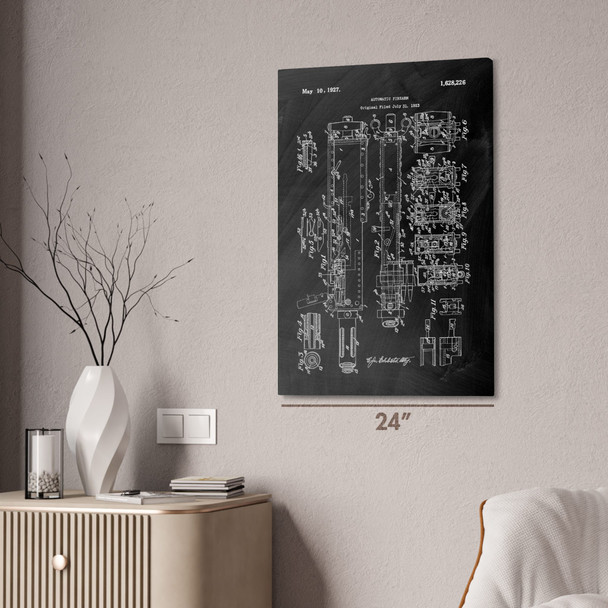 M2 Machine Gun Patent Wall Art