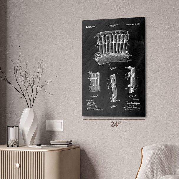 Turbine Blades Patent Wall Art