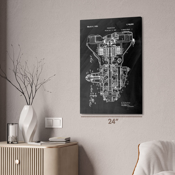 Henry F. Transmission Patent Wall Art