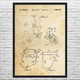 Climbing Chalk Bag Patent Wall Art