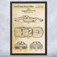 Mako Shark II Car Patent Wall Art