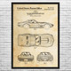 Mako Shark II Car Patent Wall Art