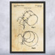 Marching Bass Drum Patent Wall Art