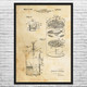 French Press Patent Wall Art