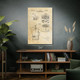 French Press Patent Wall Art
