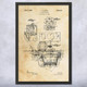 Popcorn Machine Patent Wall Art