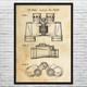 Binoculars Patent Wall Art