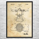 Barbecue Grill Patent Wall Art