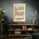 Turbocharger Intercooler Patent Wall Art