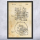 Turbocharger Patent Wall Art