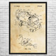 i-O i-Glasses Virtual Reality Headset Patent Wall Art