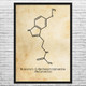 Melatonin Molecule Wall Art
