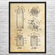 Hollow Point Bullet Patent Wall Art