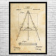 Painting Easel Patent Wall Art